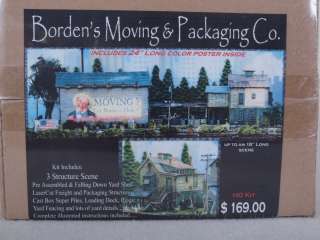   Studios S0077 HO Bordens Moving & Packaging Co. Wood Building Kit