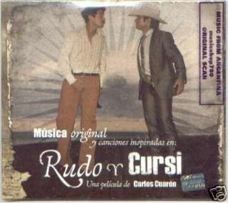 RUDO Y CURSI, SOUNDTRACK. FACTORY SEALED 2 CD SET. IN SPANISH.