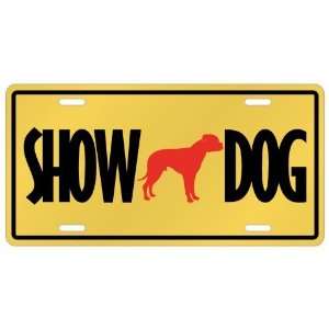   New  American Bulldog / Show Dog  License Plate Dog