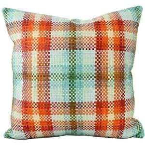  Lance Wovens The Mod Reef Leather Pillow