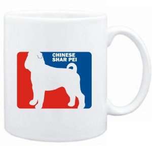    Mug White  Chinese Shar pei Sports Logo  Dogs