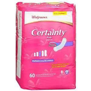  Certainty Pads for Women Long, Moderate Absorbency 60 ea, 60 