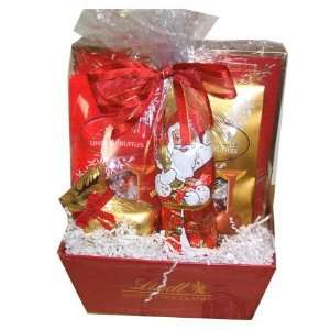 Lindt Master Chocolatier Christmas Holiday Gift Basket  
