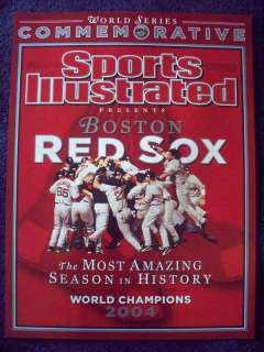 Red Sox 2004 World Series Sports Illustrated POSTER  