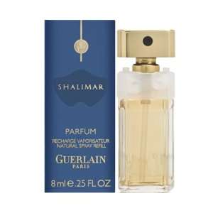 SHALIMAR Perfume. PARFUM SPRAY 0.25 oz / 8 ml REFILL By Guerlain 