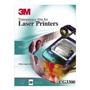  3M Laser Transparency Film   Clear   MMMCG3300 Office 