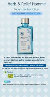 THE FACE SHOP] Herb & Relief HOMME sebum control lotion 150ml  