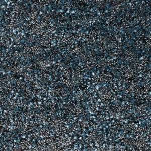  Chandra Rugs MAI14202 Mai Blue Shag Rug Size 79 x 106 Baby