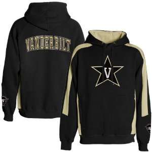  Vanderbilt Commodores Black Spiral Hoody Sweatshirt 