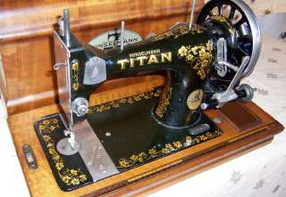 1920s Winselmann Titan Hand Crank Sewing Machine  