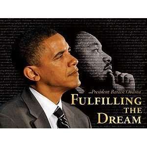   of Barack Obama with MLK Posters w/ 10 x FREE Obama 2012 stickers