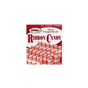 Sevigny Thin Peppermint Ribbon Candy (Economy Case Pack) 7 Oz (Pack of 