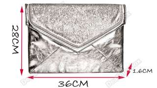 Fashion Envelope Clutch Purse Messenger Tote Handbag Evening Bag 