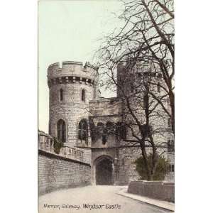 1905 Vintage Postcard Norman Gateway Windsor Castle Windsor England