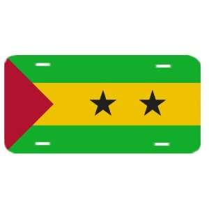  Sao Tome Principe Flag Auto License Plate Automotive