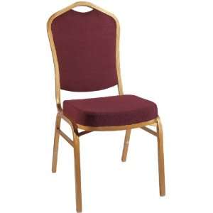  Crown Back Stacking Banquet Restaurant Food Chair, Solid 