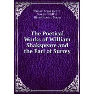    George Gilfillon , Henry Howard Surrey William Shakespeare  Books