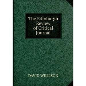    The Edinburgh Review of Critical Journal DAVID WILLISON Books