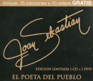 Joan Sebastian    El Poeta del Pueblo    CD + DVD  