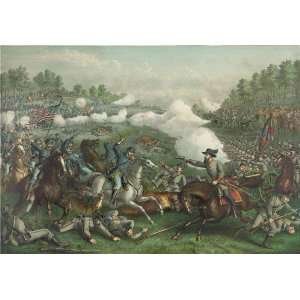  American History Poster   Battle of Opequan or Winchester Va.  Sept 