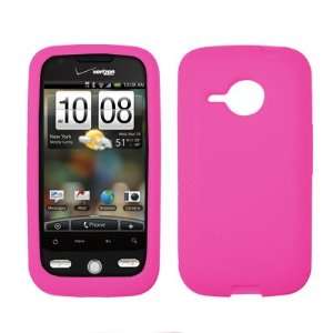  HTC Droid Eris Premium Hot Pink Silicone Skin Case Cover 