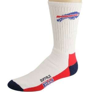  Buffalo Bills White Team Logo Tall Woven Sock Sports 