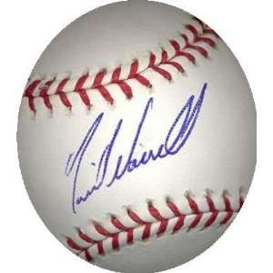  Tim Worrell Signed Baseball