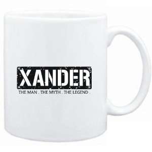  Mug White  Xander  THE MAN   THE MYTH   THE LEGEND 