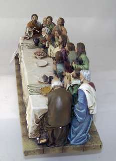 JESUS LAST SUPPER Sculpted Figurine Display EASTER Table Top NEW 