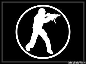 Counter Strike Logo Half Life Game Decal Sticker (2x)  