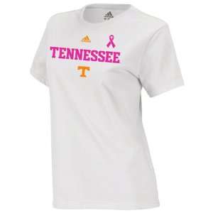  Tennessee Volunteers Womens adidas White Breast Cancer 