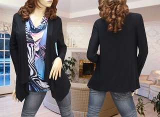 So beautiful black cowl neck cardigan style layer top ( One piece)