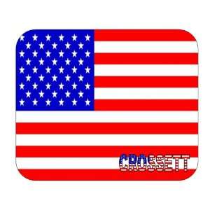  US Flag   Crossett, Arkansas (AR) Mouse Pad Everything 