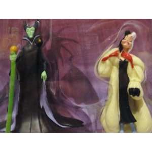   Villains Figurines 2 Pack   Cruella and Malificient