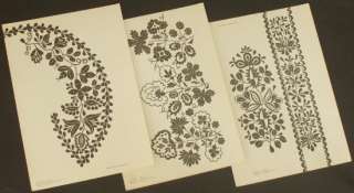   Embroidery ethnic pattern designs regional styles POLAND Krakow  