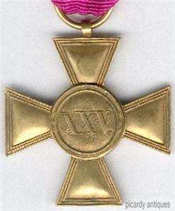 Officers Long Service Cross,1841 72, Meckburg, s9565  