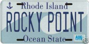 Rocky Point Amusement Park Rhode Island License plate  