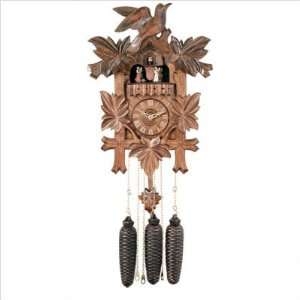    16 Musical Cuckoo Clock with Five Leaves, One Bird
