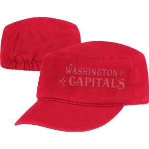  Washington Capitals Womens Red Military Hat Sports 