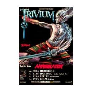  TRIVIUM German Tour 2007 Music Poster