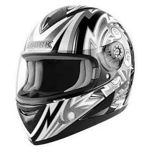  Shark S650 FRAME BK_SN_WT MD MOTORCYCLE Full Face Helmet 