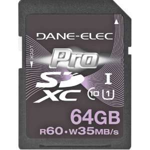  DANE ELECTRONICS Dane 64 GB SDXC Secure Digital Cards (DA 