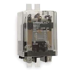 OMRON MJN2CF AC240 Relay Flange Mount,DPDT,240Coil Volts  