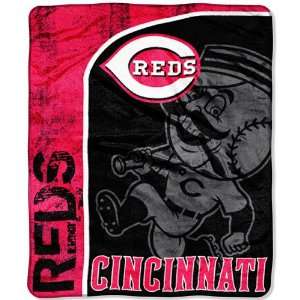  Cincinnati Reds MLB Micro Raschel Blanket (50x60 