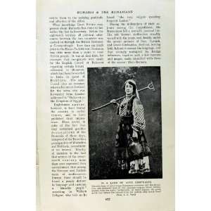    c1920 RUMANIA WOMAN COSTUME PEASANT CURTA DE ARGES