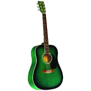 INDIANA Scout Deluxe S SCOUT GR Acoustic Guitar   Green 
