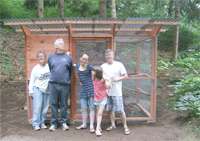 The Garden Coop walk in chicken coop plans make it easy to build and 