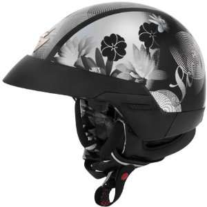  Scorpion Lilly EXO 100 Cruiser Motorcycle Helmet   Black 
