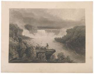 Early 19th Century Print, Niagara Falls, Very Fine.  
