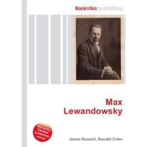  Max Lewandowsky Ronald Cohn Jesse Russell Books